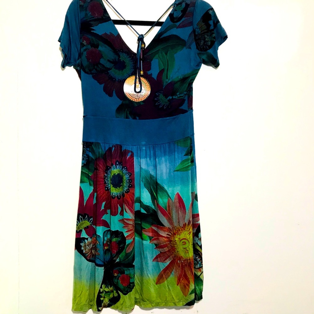 BIOBAO Hand Dyed Stretch Dress - Designed in Kuai